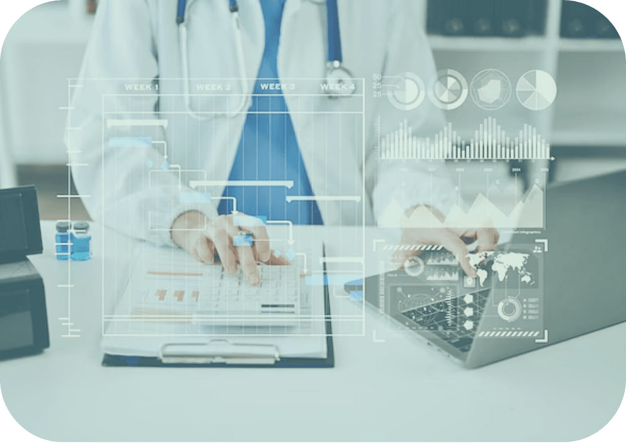 Caucasian-doctor-checks-Chronic-Care-Management-data