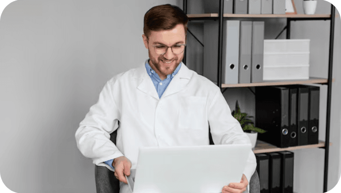 Doctor-on-laptop-performing-Remote-Therapeutic-Monitoring.